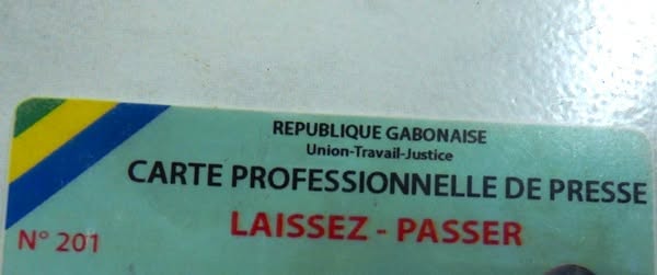 GABON : LA CARTE PROFESSIONNELLE DE PRESSE FAIT SON RETOUR, SOUS CONDITIONS Gabon La Carte Professionnelle De Presse Fait Son Retour Sou