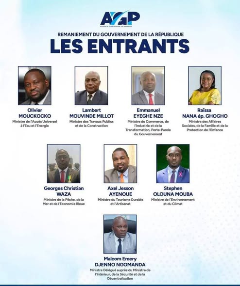 Gabon Remaniement Gouvernemental Du 11 Octobre 2026 Plusieur